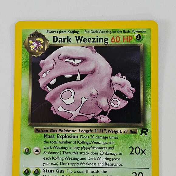 Pokemon TCG Dark Weezing Team Rocket 14/82 WOTC Card - Picture 5 of 10